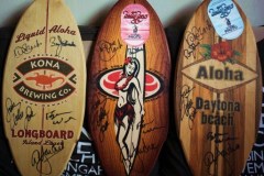 Signed Beach Boys Mini Surfboards