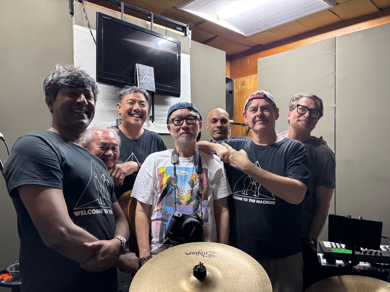Welcome To The Machine Concert Rehearsal