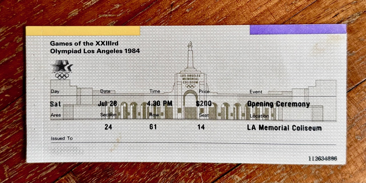 1984 Olympic Games Opening Ceremony